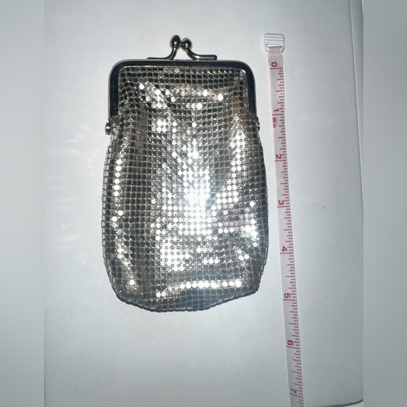 Classy+Edgy Vintage Silver Mesh Cigarette Case•Chrome Mesh Holder/Clutch - Picture 2 of 4
